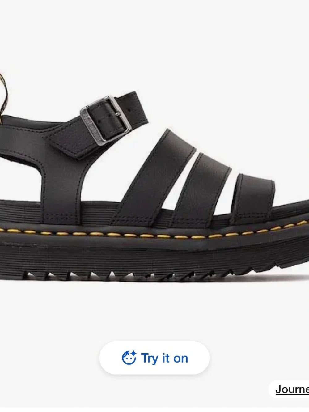 Dr. Martens Blaire Leather Strappy Platform Sandals size 9
